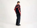 JW ANDERSON CHECKERED LOGO SCARF RED/WHITE