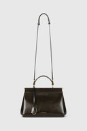 VICTORIA BECKHAM SLOANE FRAME BAG 28 DARK OLIVE