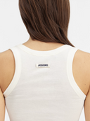 JACQUEMUS TANK TOP GROS GRAIN WHITE