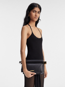 JACQUEMUS LE ROND CARRÉ CLUTCH BLACK