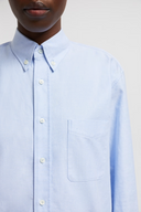 MONCLER OXFORD SHIRT LIGHT BLUE