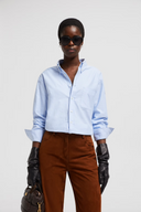 MONCLER OXFORD SHIRT LIGHT BLUE