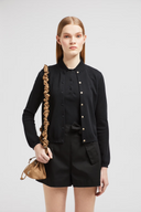 MONCLER CARDIGAN BLACK