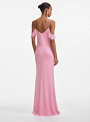SELF-PORTRAIT GEORGETTE FLOWER DRESS PINK