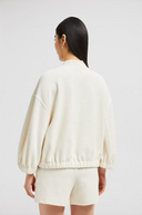 MONCLER BOUCLE CARDIGAN WHITE