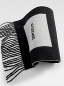 JACQUEMUS SCARF ROND CARRÉ BLACK