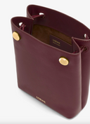 LOEWE PEBBLE POUCH BURGUNDY