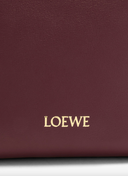 LOEWE PEBBLE POUCH BURGUNDY