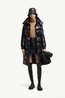 MONCLER CAVETTAZ LONG DOWN JACKET BLACK