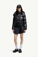 MONCLER EREA SHORT DOWN JACKET BLACK