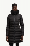 MONCLER FLAMMETTE LONG DOWN JACKET BLACK