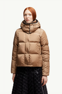MONCLER CASTELNOU SHORT DOWN JACKET BEIGE