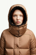 MONCLER CASTELNOU SHORT DOWN JACKET BEIGE