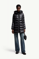 MONCLER SUYENNE MID LENGHT DOWN JACKET BLACK