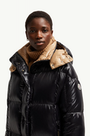 MONCLER PARNAIBA LONG DOWN JACKET BLACK