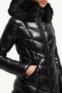 MONCLER FULMARUS LONG DOWN JACKET BLACK