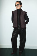 ENES JUDITH BARREL TROUSER BLACK