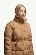MONCLER AGNEUX SHORT DOWN JACKET CAMEL