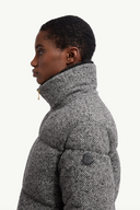 MONCLER CAREIL WOOL BOUCLÉ JACKET GREY