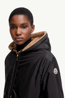 MONCLER REVERSIBLE CARDIGAN CAMEL/BLACK