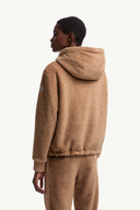 MONCLER REVERSIBLE CARDIGAN CAMEL/BLACK