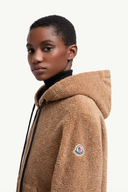 MONCLER REVERSIBLE CARDIGAN CAMEL/BLACK