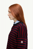 MONCLER STRIPED PULL RED/BLUE