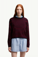 MONCLER STRIPED PULL RED/BLUE