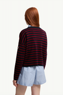 MONCLER STRIPED PULL RED/BLUE