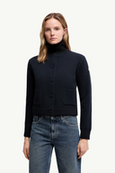 MONCLER CARDIGAN NAVY BLUE