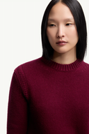 MONCLER PULL BURGUNDY