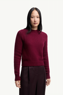 MONCLER PULL BURGUNDY