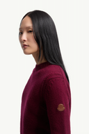 MONCLER PULL BURGUNDY