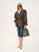 CHLOÉ SPIN TOTE BAG ALOE GREEN