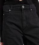 ISABEL MARANT DROMIE MID RISE STRAIGHT DENIM FADED BLACK