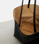 LOEWE HORIZONTAL PUZZLE FOLD TOTE BAG BLACK