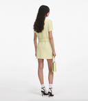 SELF-PORTRAIT DRESS BELTED BOUCLE MINI