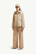 MONCLER CASSIOPEA HOODED JACKET BEIGE
