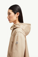 MONCLER CASSIOPEA HOODED JACKET BEIGE