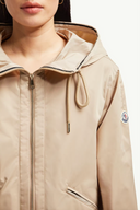 MONCLER CASSIOPEA HOODED JACKET BEIGE