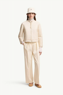 MONCLER TROUSER WIDE LEG ECRU