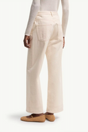 MONCLER TROUSER STRAIGHT ECRU