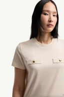 MONCLER T-SHIRT IVORY