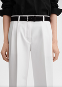 TOTEME RELAXED TWILL TROUSER WHITE