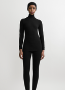 TOTEME HIGH NECK KNIT BLACK