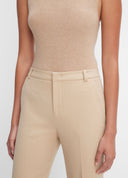 VINCE STRETCH COTTON BOOTCUT BEIGE