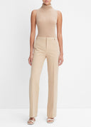 VINCE STRETCH COTTON BOOTCUT BEIGE