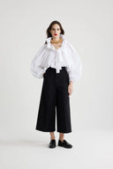 PATOU ICONIC VOLUME BLOUSE WHITE