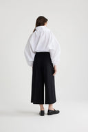 PATOU ICONIC VOLUME BLOUSE WHITE