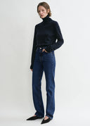 TOTEME CLASSIC CUT DENIM FULL LENGHT DARK BLUE